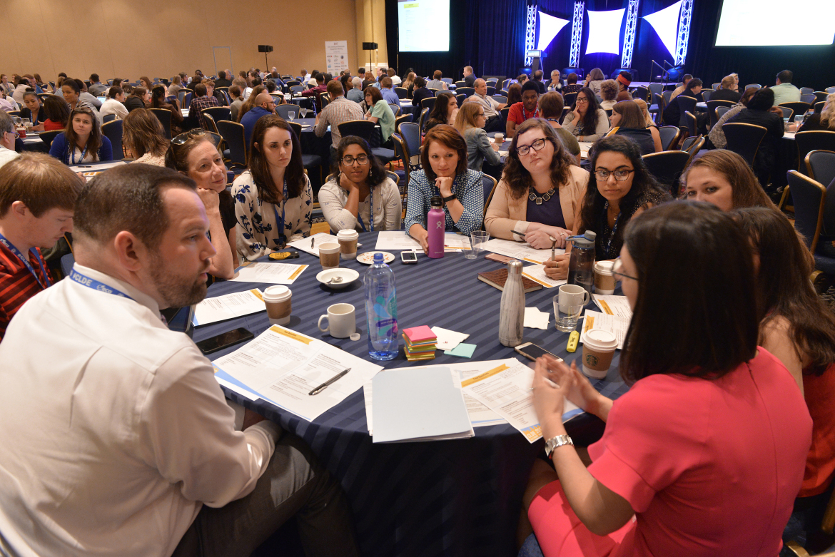 CLDE_06102017_27.JPG Participants at the 2017 Civic Learning and Democratic Engagement Meeting grapple with